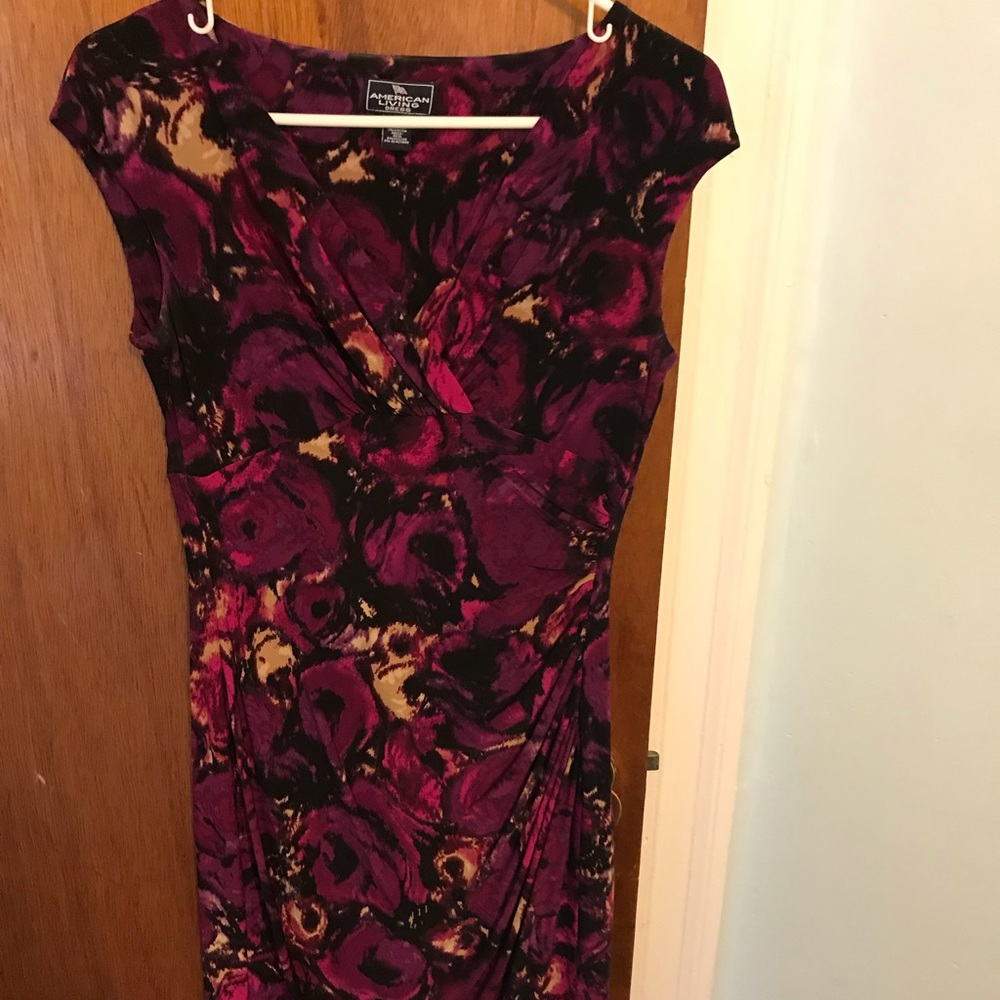 Pink Multi Color Dress